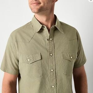Like New! Frye & Co. short-sleeved men's button-down